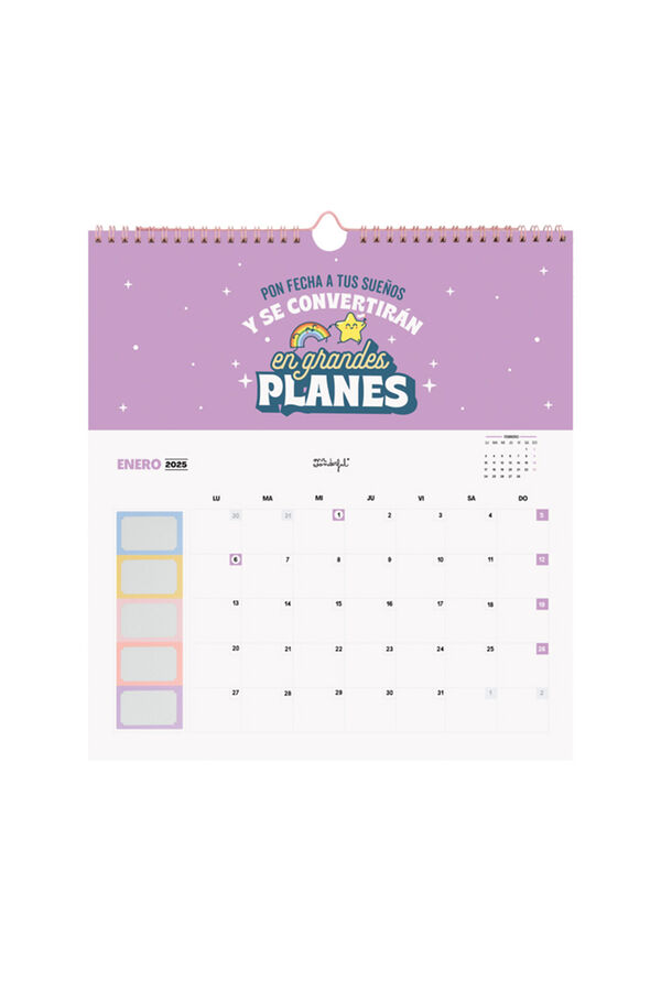 Mr. Wonderful Scratch-off wall calendar 2025 - 2025 reasons to smile printed