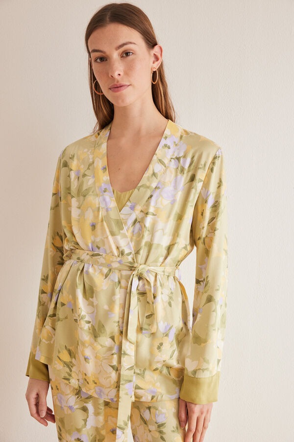 Womensecret Trodijelni cvjetni komplet pidžame S uzorkom