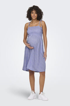 Womensecret Vestido corto maternity sostenible morado/lila