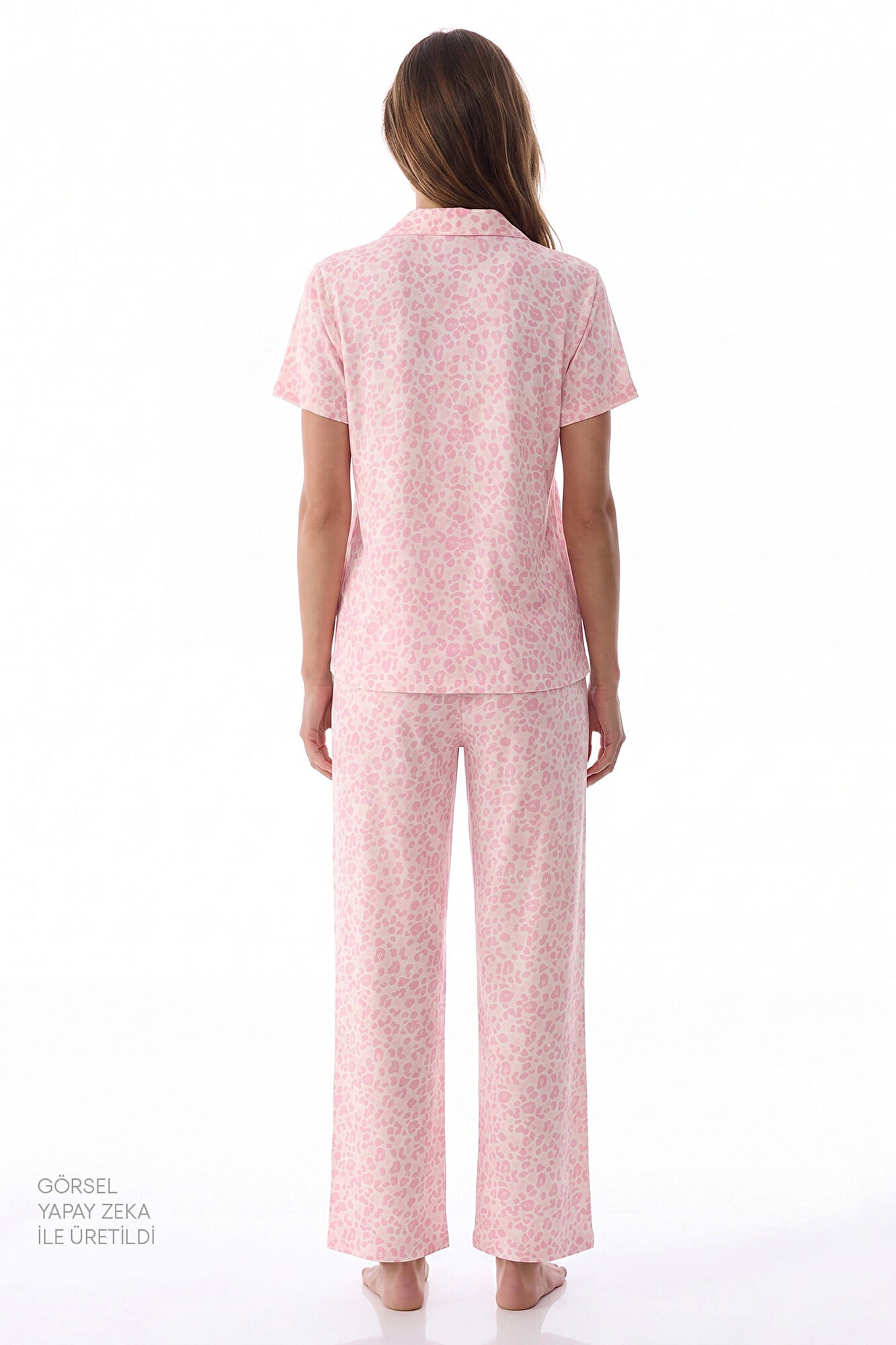 Penti Conjunto de Pijama Estampado Leopardo Rosa