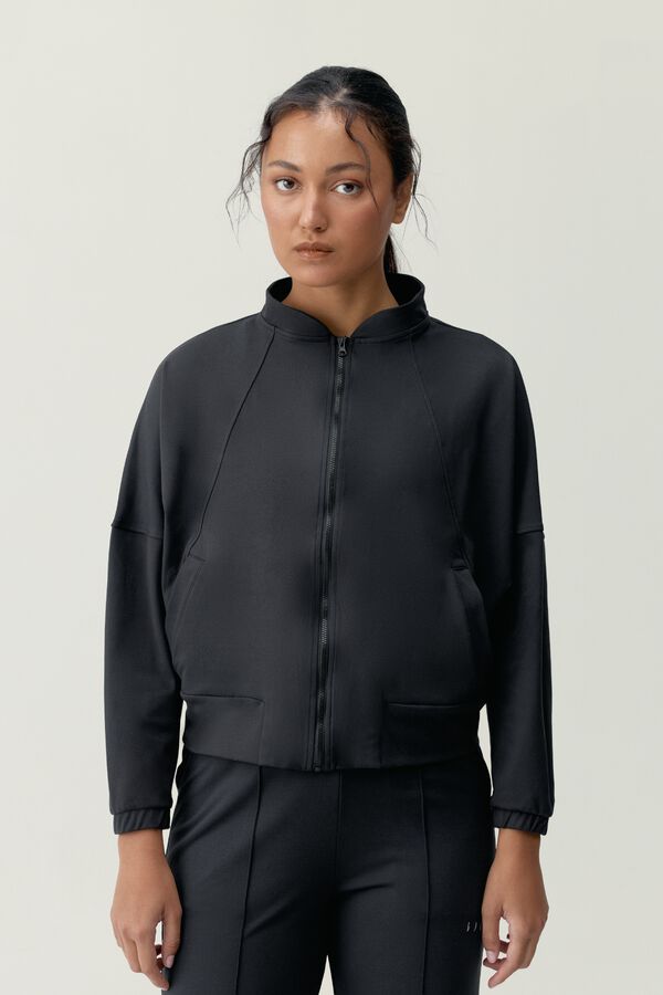 Born Living Yoga Schwarze Sportjacke Leila Schwarz