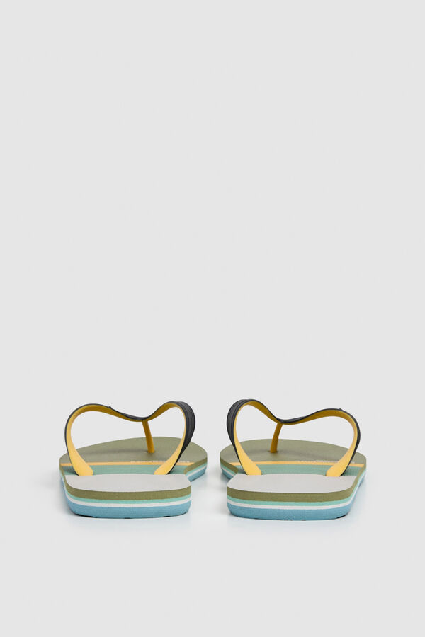 Pepe Jeans Multicoloured striped sandals beige