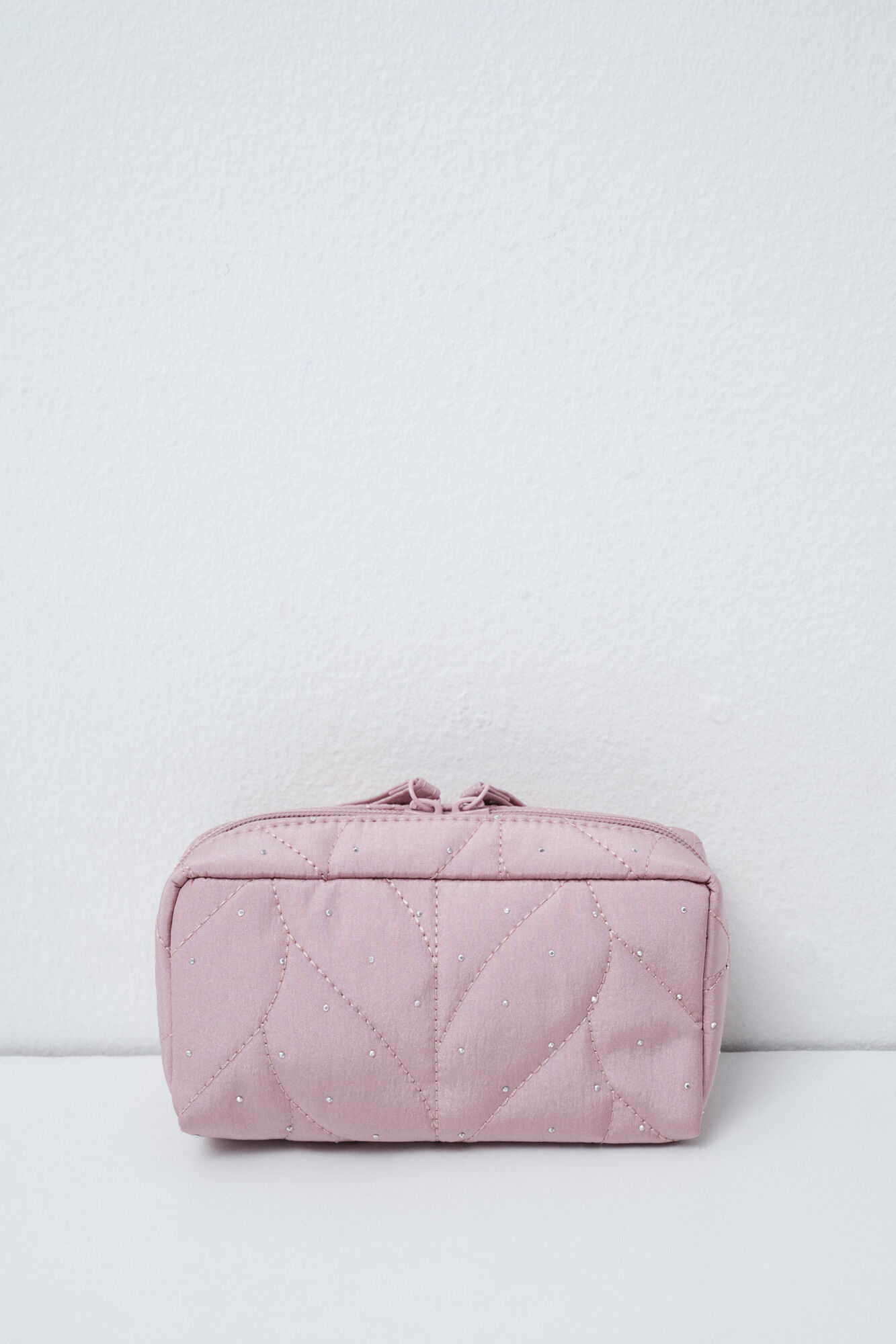 Women'secret Trousse de toilette portefeuille petite matelass&eacute;e rose