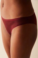Penti Braguita invisible burdeos cl&aacute;sica estampado