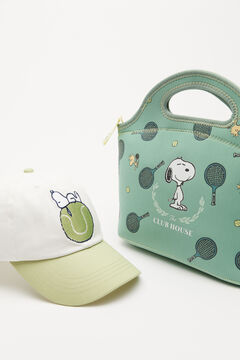 Womensecret Green neoprene Snoopy lunch bag green