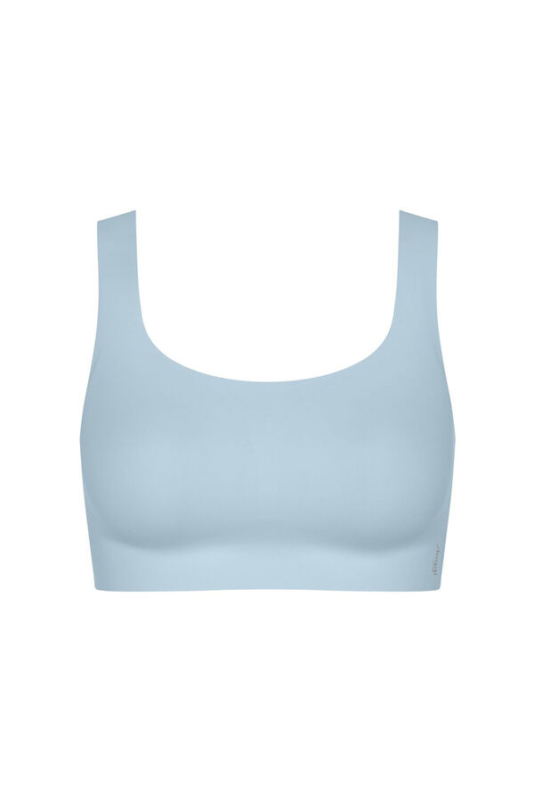 Sloggi Sujetador top microfibra sin costuras azul