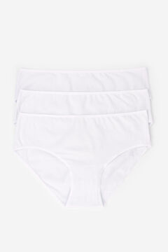 Womensecret 3 cotton panties pack white