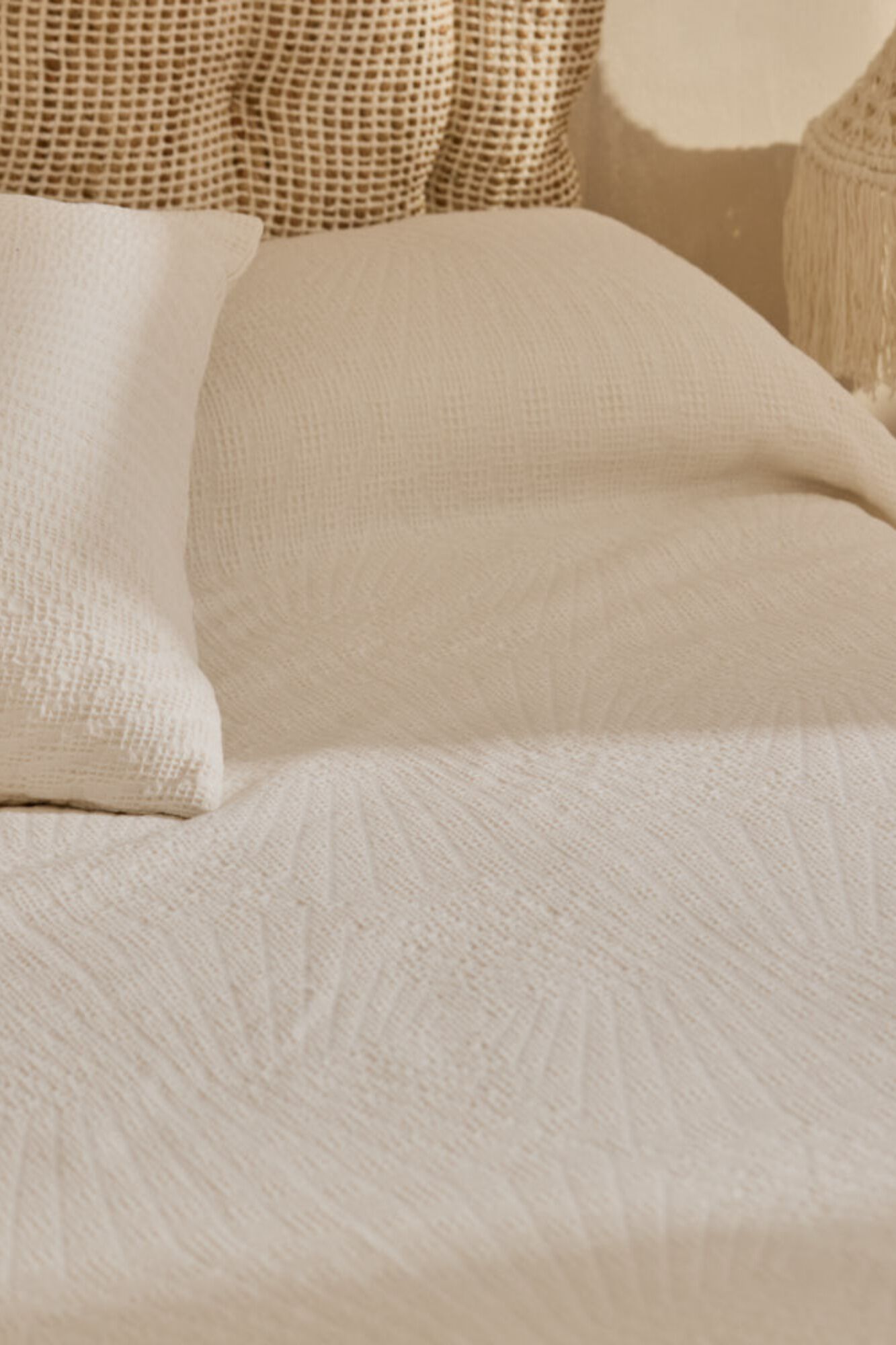 Calma House Colcha de algod&oacute;n de 240x260