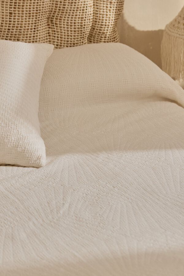 Calma House 240x260 cotton bedspread white