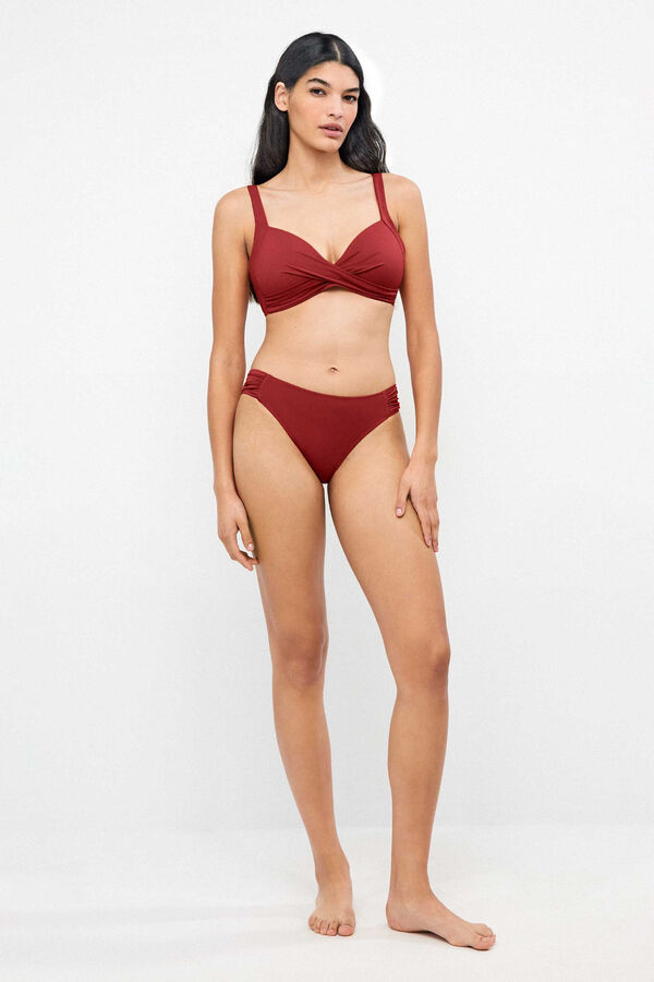 Gisela Klassischer Bikini-Slip Rot