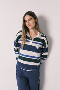 Women'secret Cotton striped polo long pyjamas Hello Kitty