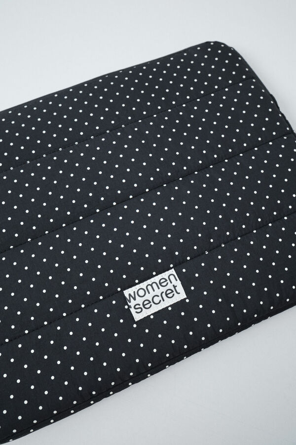 Women'secret Black polka-dots laptop case black
