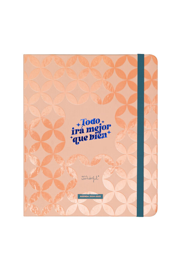 Mr. Wonderful Agenda Office 2024-25 Semanal 18 meses - Todo ir&aacute; mejor que bien estampado