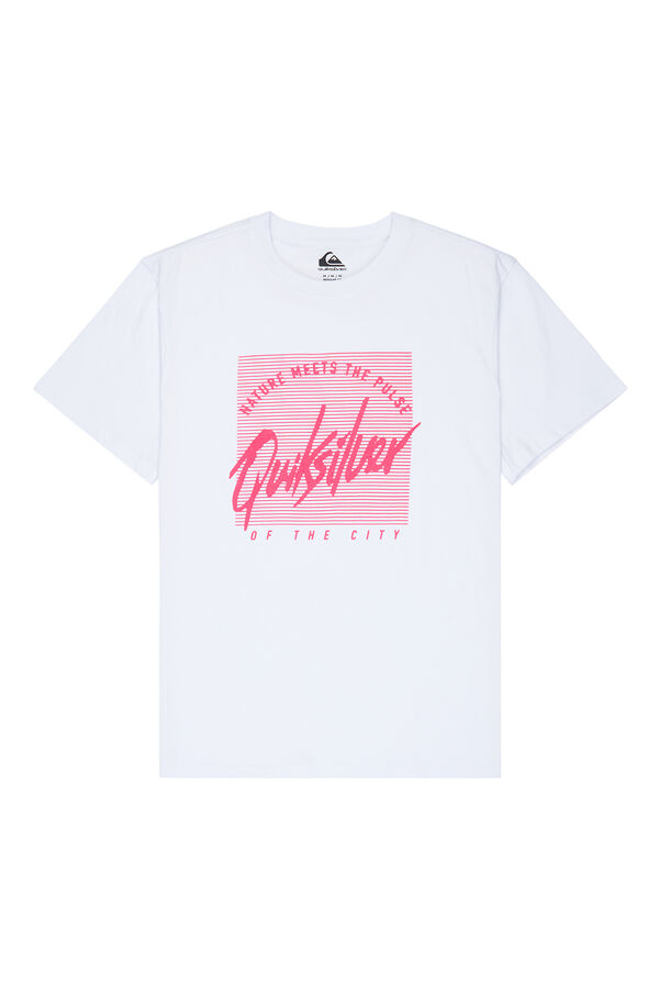 Quiksilver Logo print short sleeve T-shirt white
