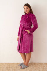 Promise Bata larga sedalina con cintur&oacute;n rosa