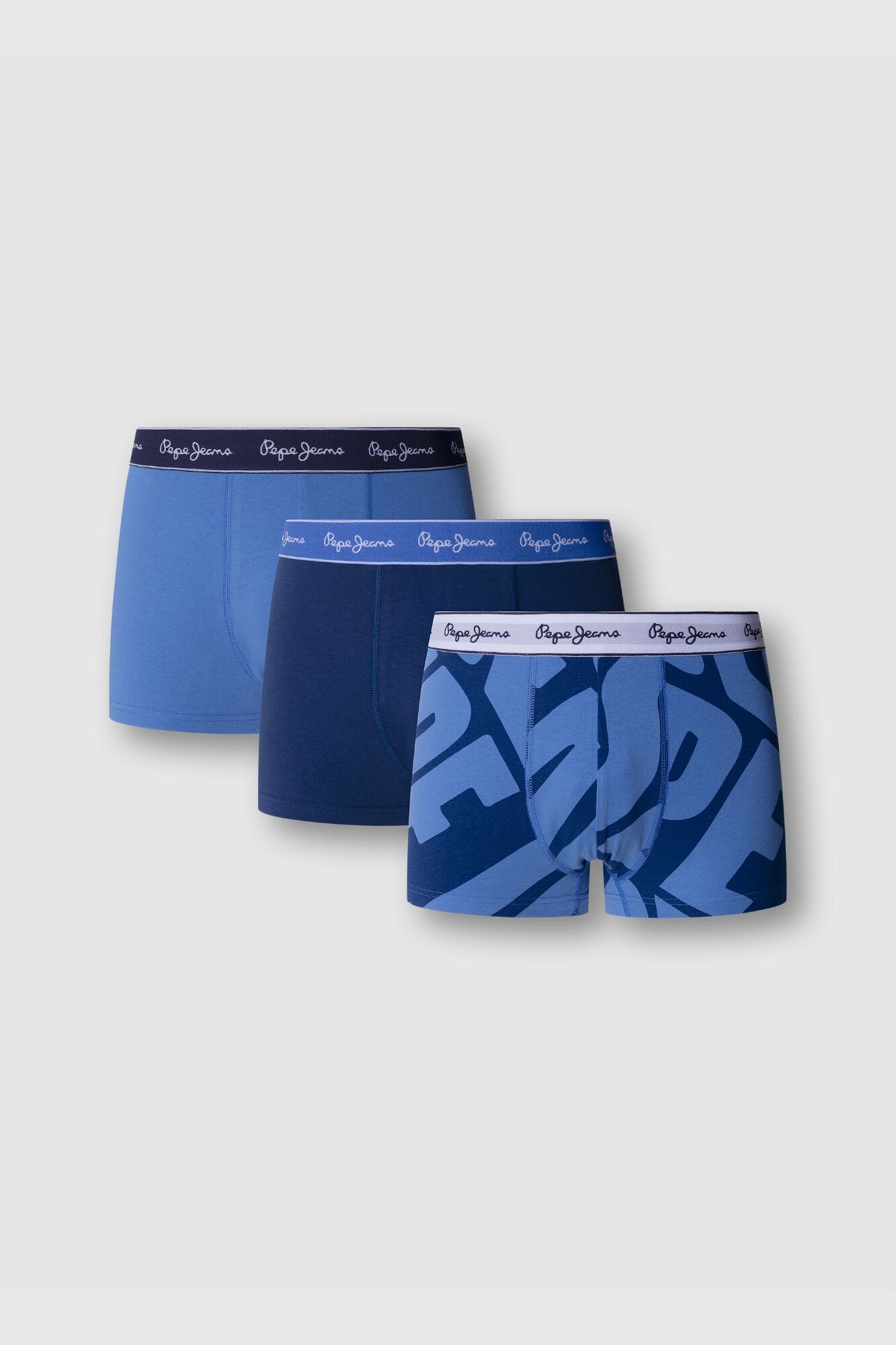 Pepe Jeans Pack 3 boxer liso y logo