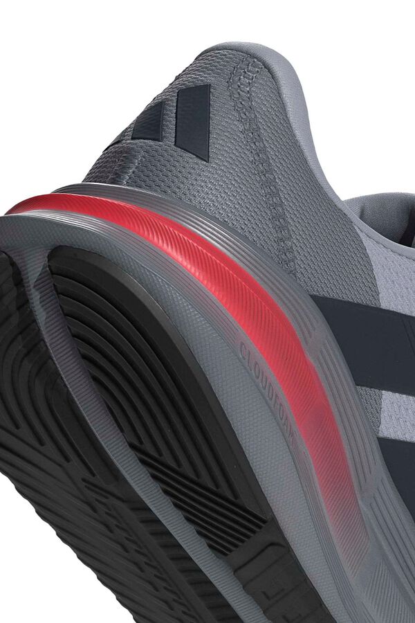 Adidas Galaxy 7 3-stripe running trainers grey