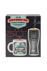 Womensecret Beer glass and mug for dads to enjoy on all occasions. imprimé