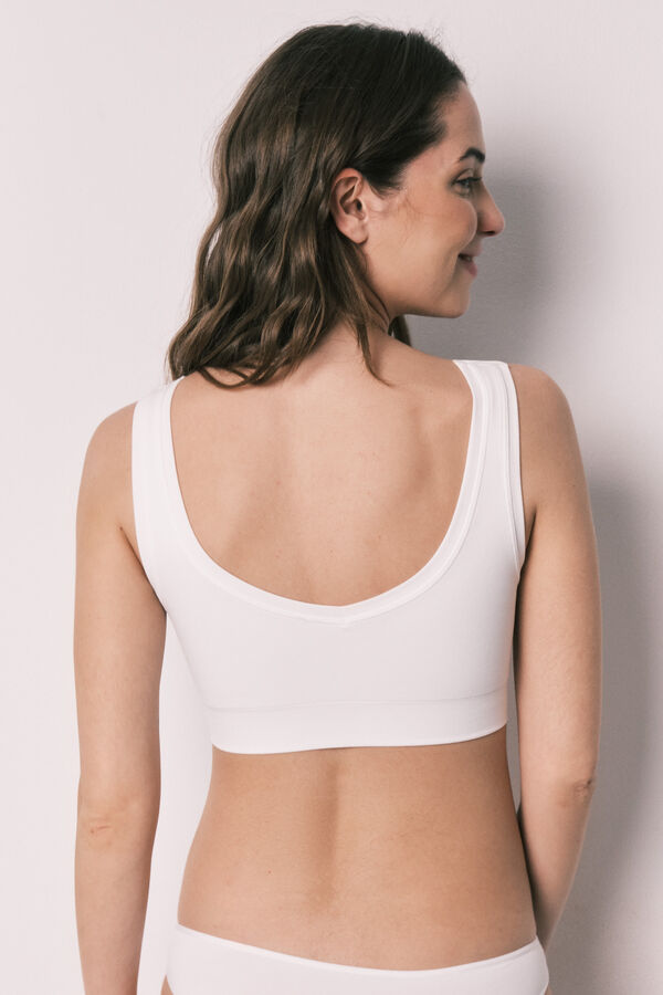 Women'secret White seamless top COZY white