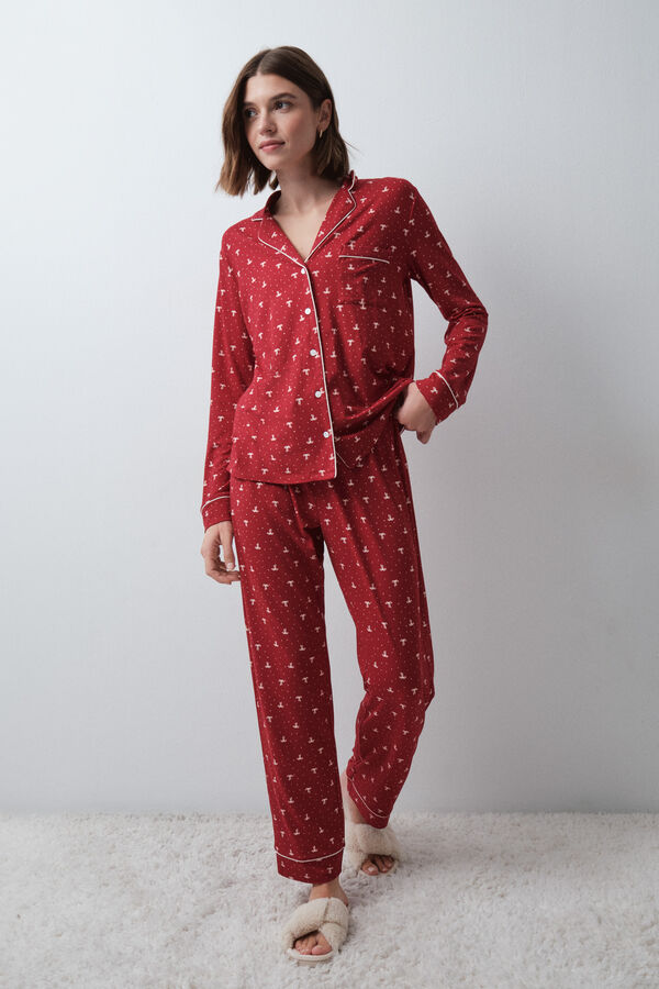 Women'secret Red classic pyjamas Christmas red