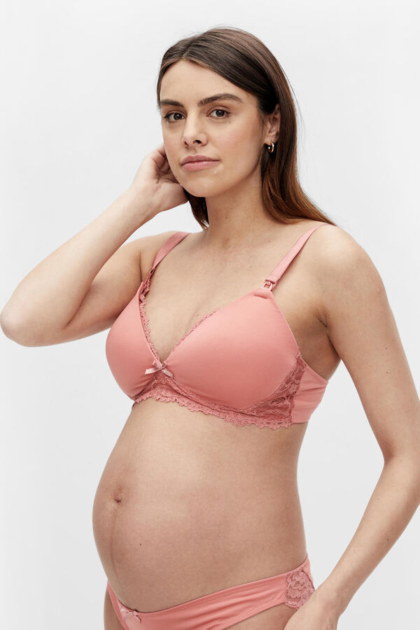 Womensecret Double function maternity bra rózsaszín