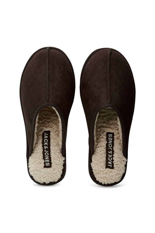 Jack & Jones Chinelos de borrego castanho