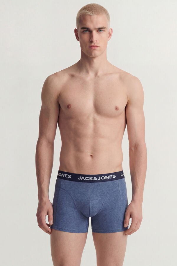 Jack & Jones Cotton long pyjamas blue