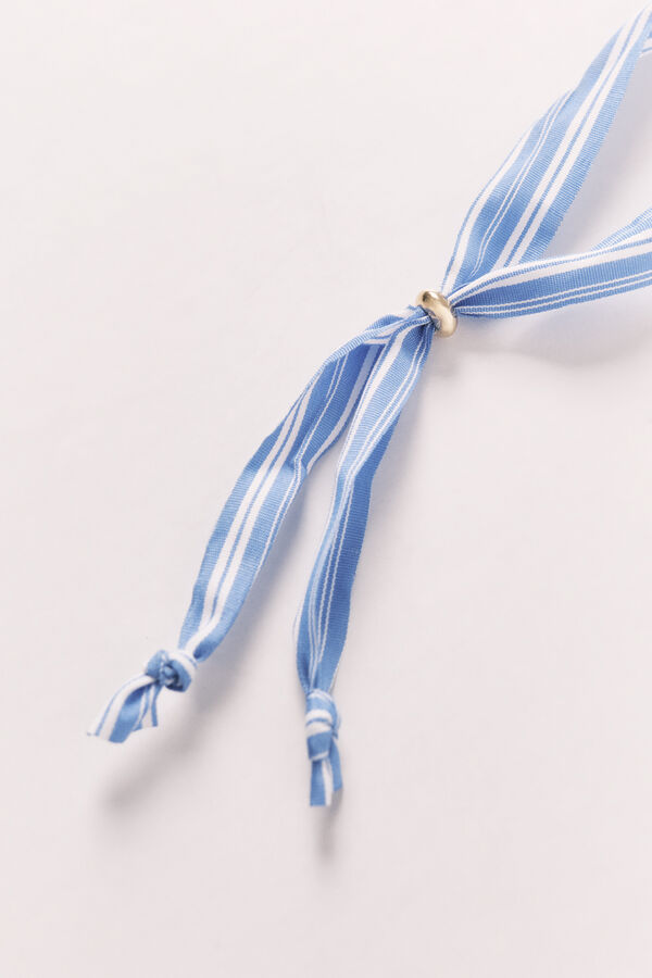 Women'secret Ogrlica od tkanine sa chili perlama Narandžasta