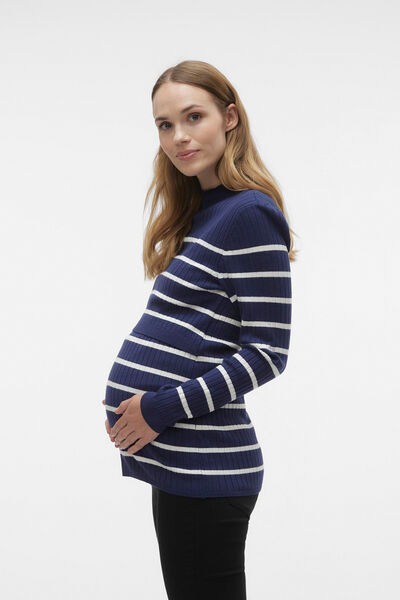 Womensecret Maternity and breastfeeding jersey-knit sweater  blue