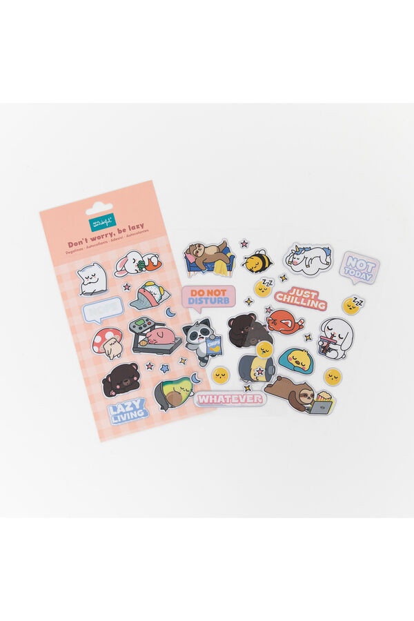 Mr. Wonderful Stickers Lazy Bo-Bo printed