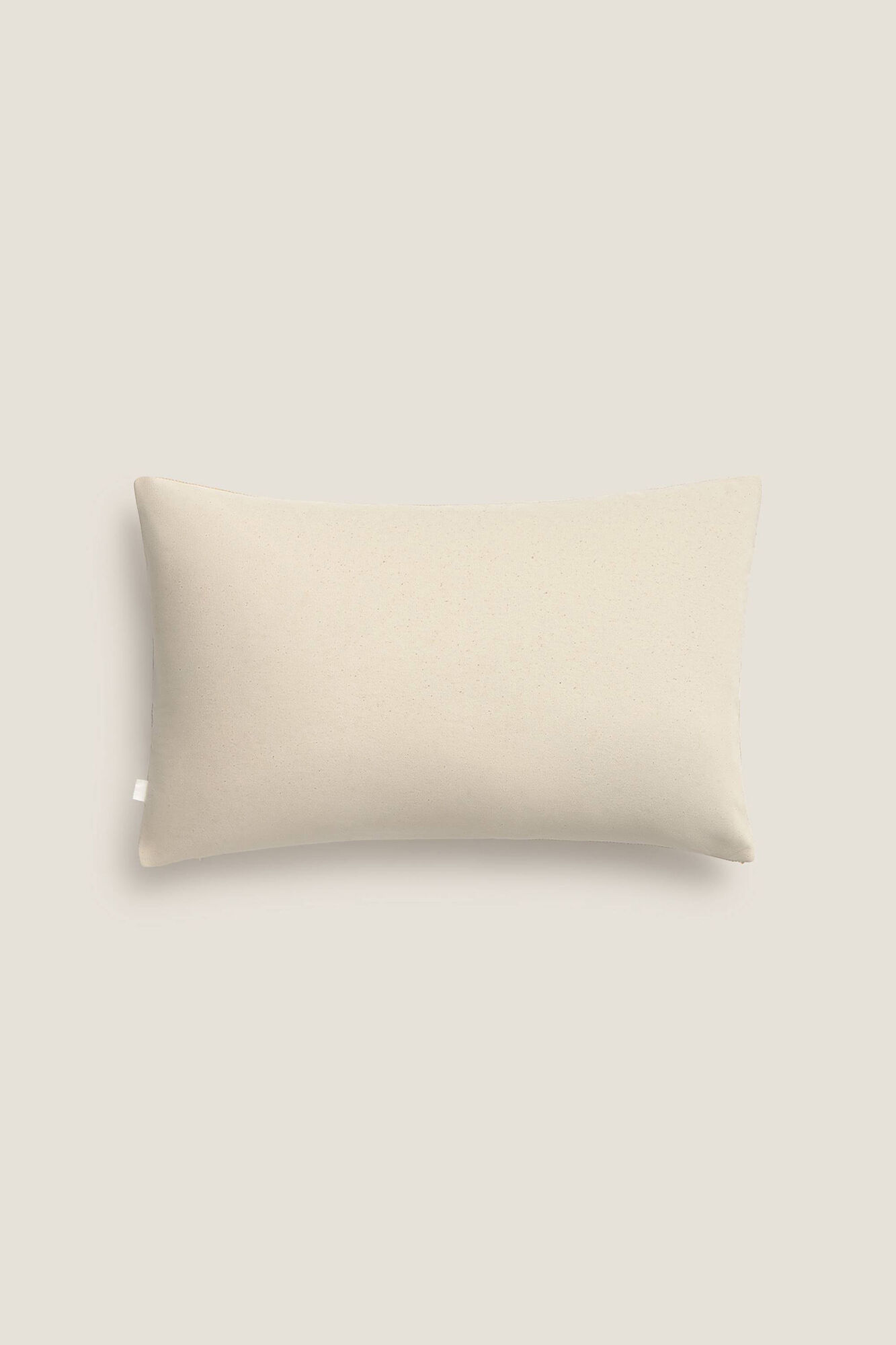 Textura Capa de almofada com fio tingido e desenho geom&eacute;trico