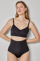 Gisela High-waist slimming panty with reinforcement Schwarz