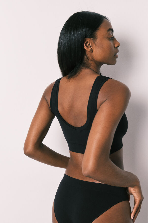 Women'secret Black seamless top COZY black