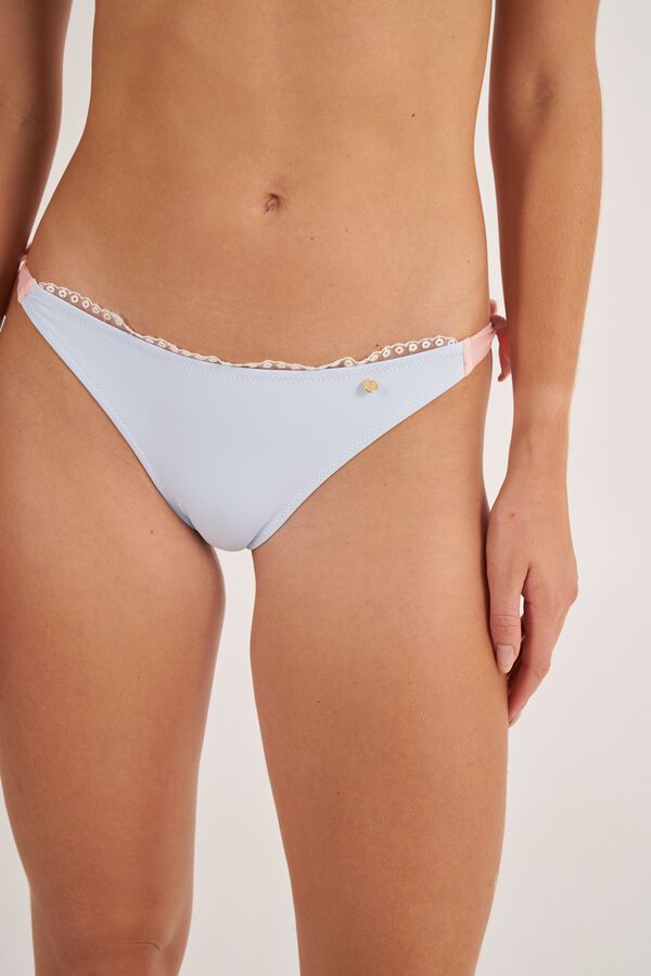 Bohodot Braga bikini cl&aacute;sica ajustable puntilla estampado