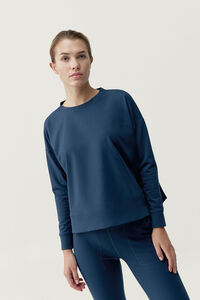 Born Living Yoga Sportliches Sweatshirt Daba Sailor Blue