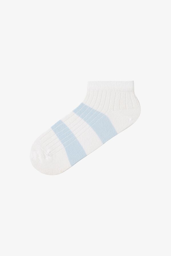 Penti Pack 5 calcetines cortos rayas estampado