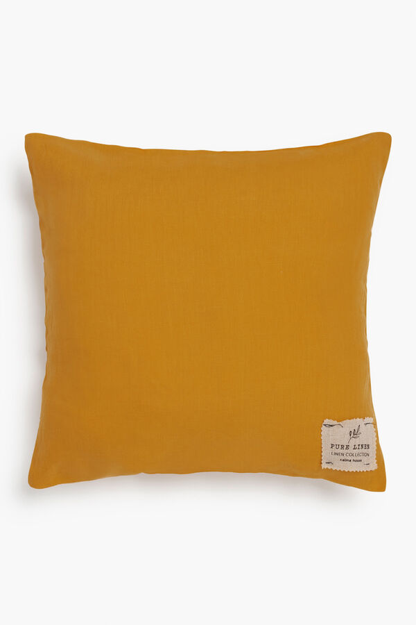 Womensecret Mustard Lino 60 x 60 cushion cover imprimé