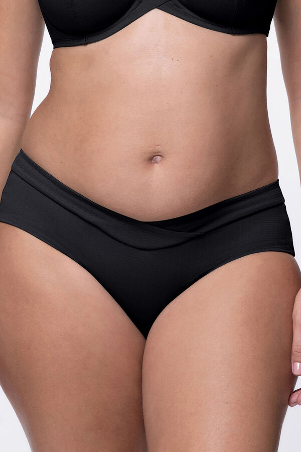 Womensecret Curacao classic hipster bikini bottoms black