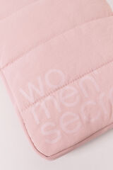 Women'secret Pink puffer logo tablet case pink