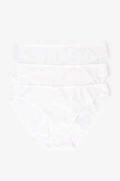 Womensecret 3 cotton classic panties pack white