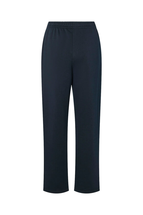 Womensecret Pantalón tipo chandal azul