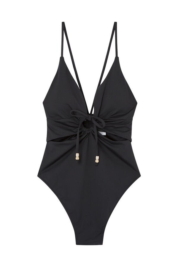 Womensecret Black cut out swimsuit black
