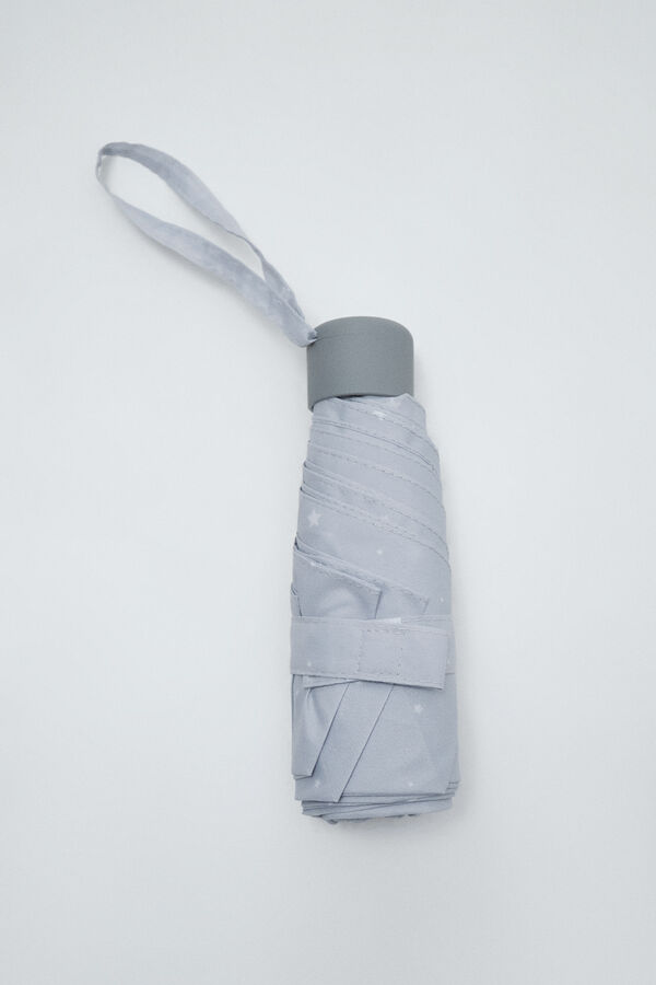 Women'secret Star print lightweight umbrella grey