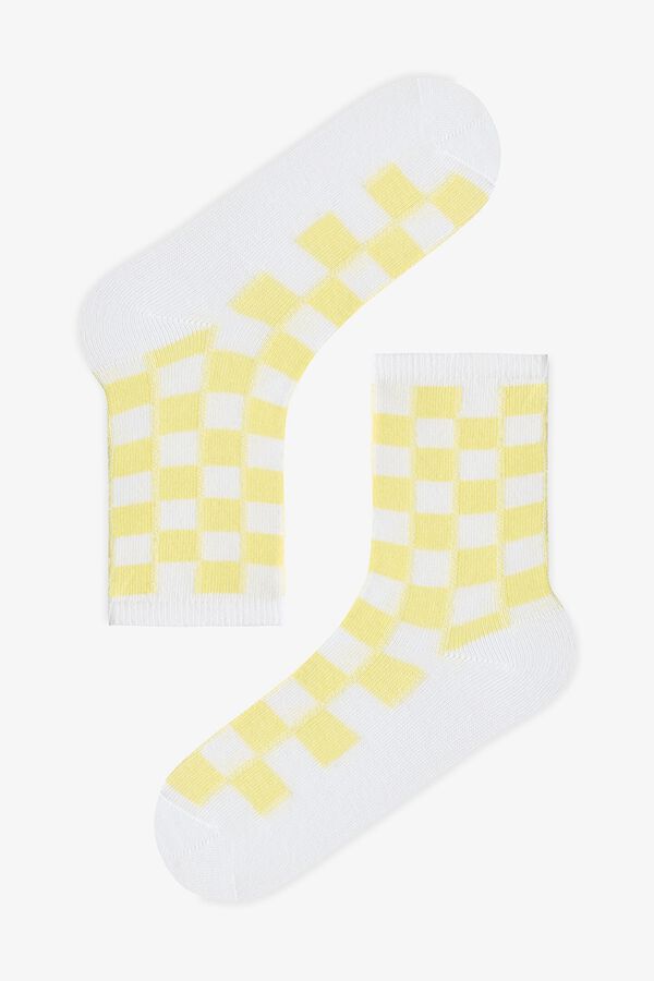 Penti Checked 3-pack ankle socks printed