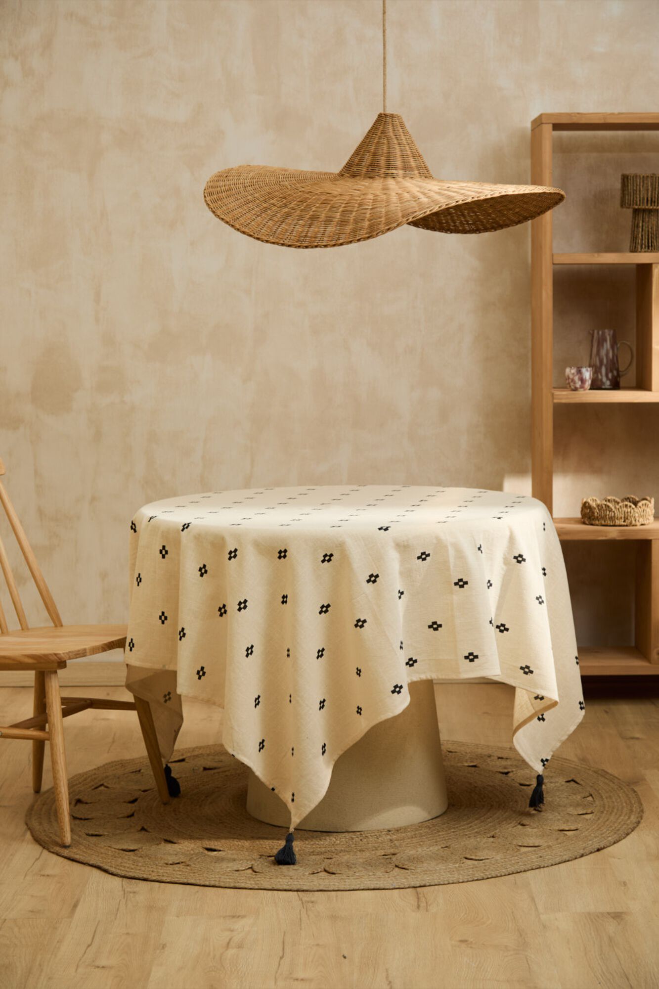 Calma House Mantel de algod&oacute;n de 160x250