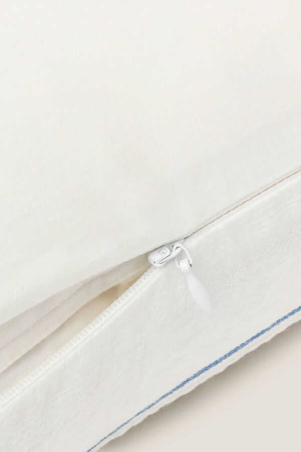 Textura Funda Coj&iacute;n Textura L&iacute;neas blanco