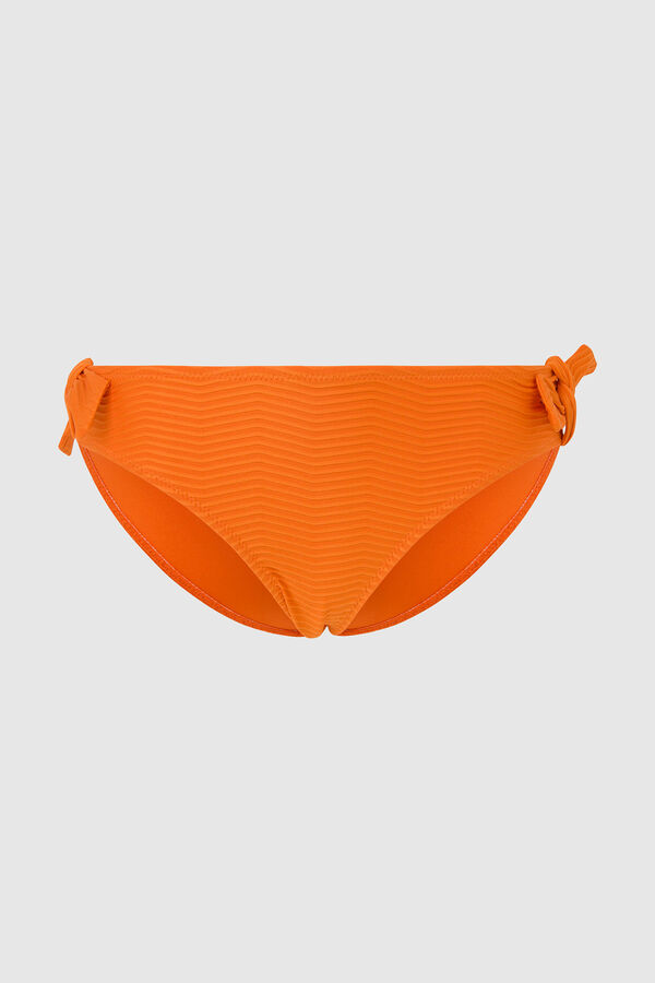 Womensecret Braguita Bikini Con Lazos Anudados naranja