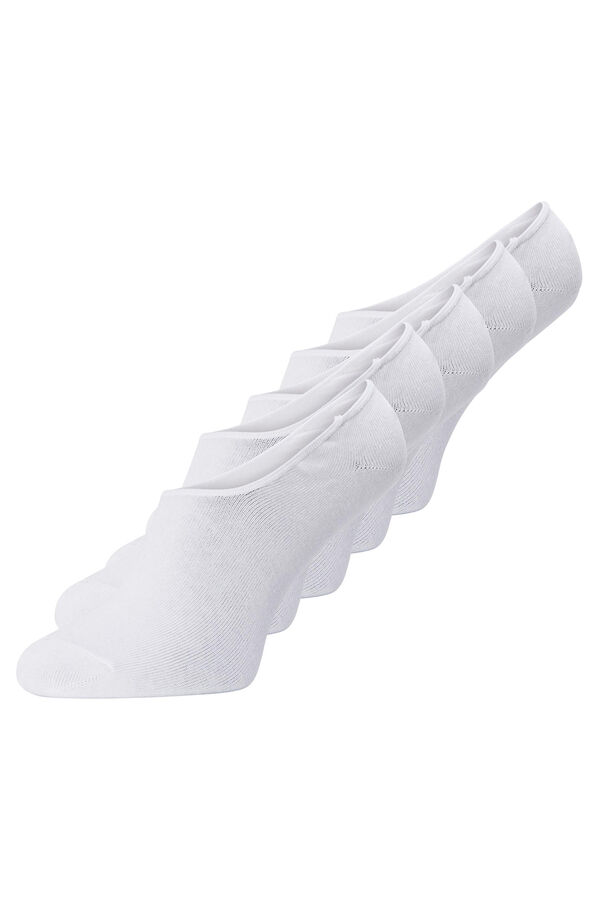 Womensecret Pack de 5 calcetines blanco