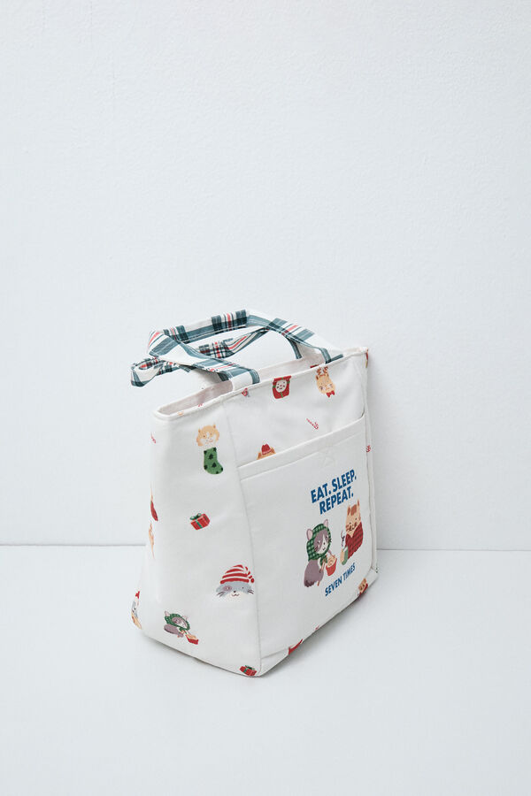 Women'secret Cat print lunch bag printed