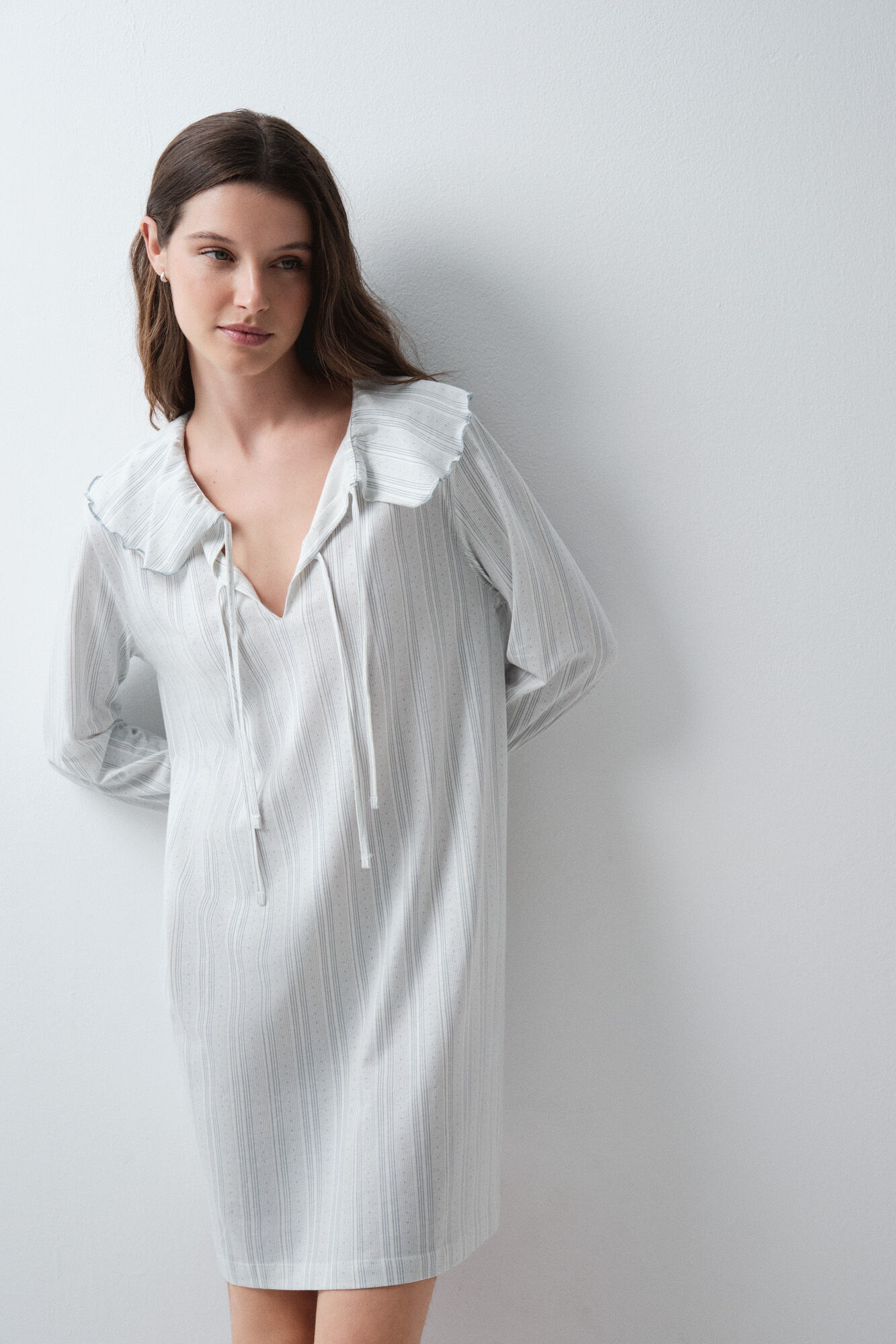 Women'secret Short camisole nightgown with cowl neck